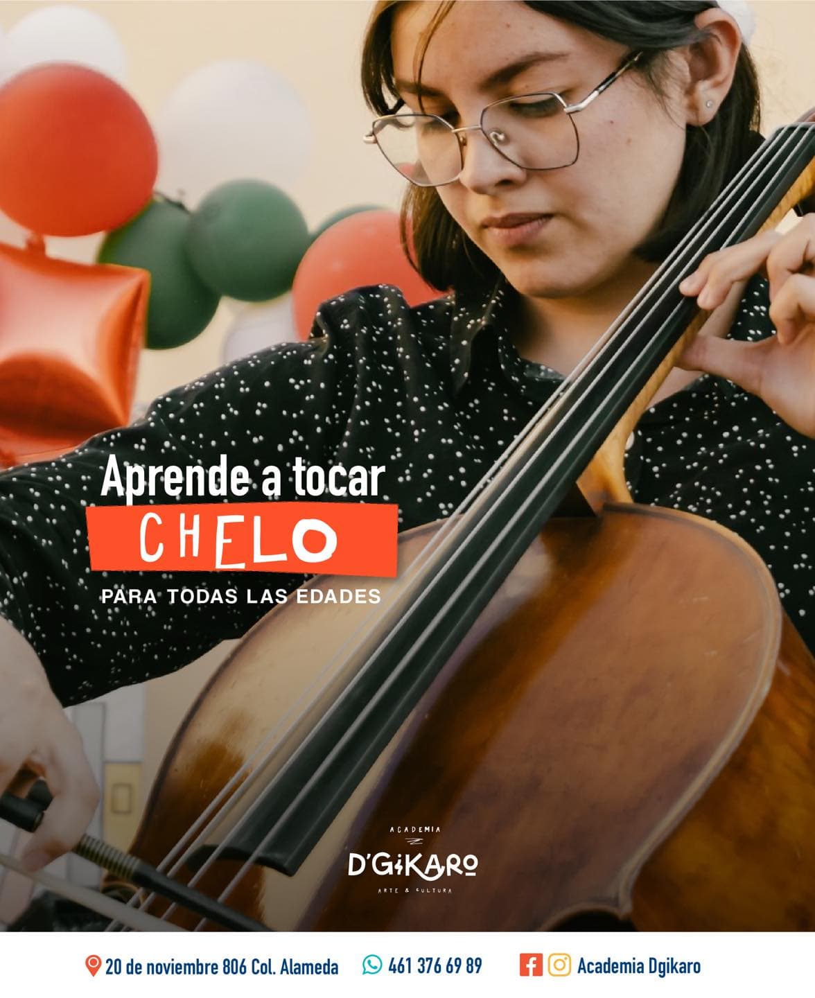 Clases de Chelo en Celaya - D'Gikaro