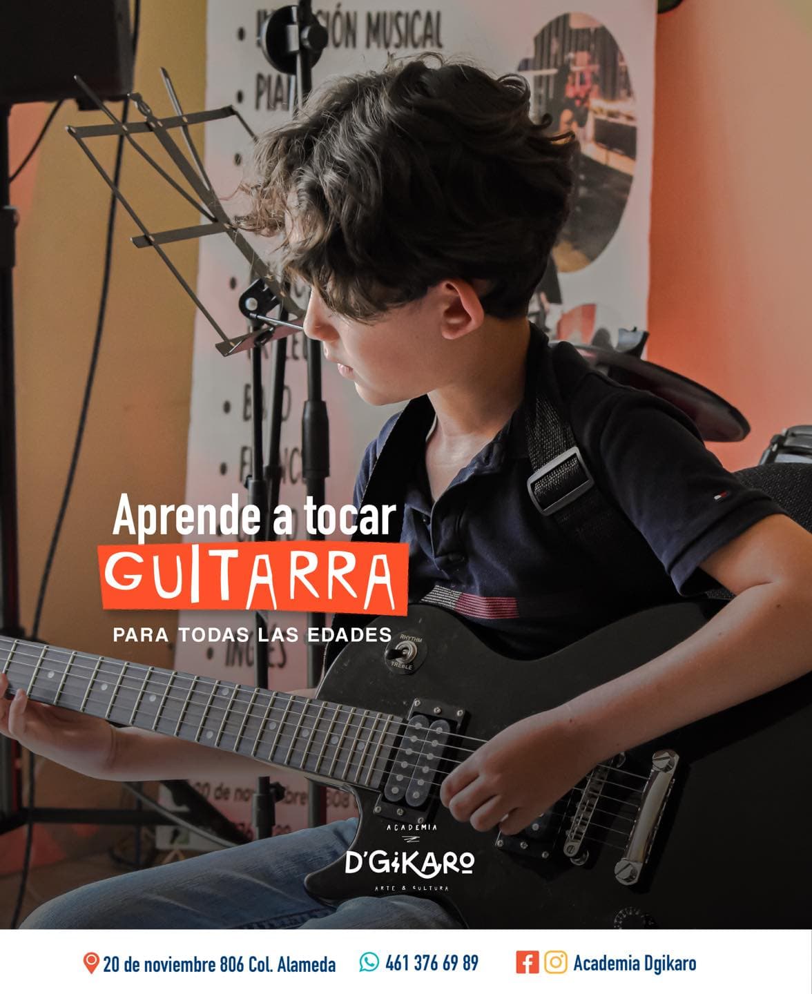 Clases de Guitarra en Celaya - D'Gikaro